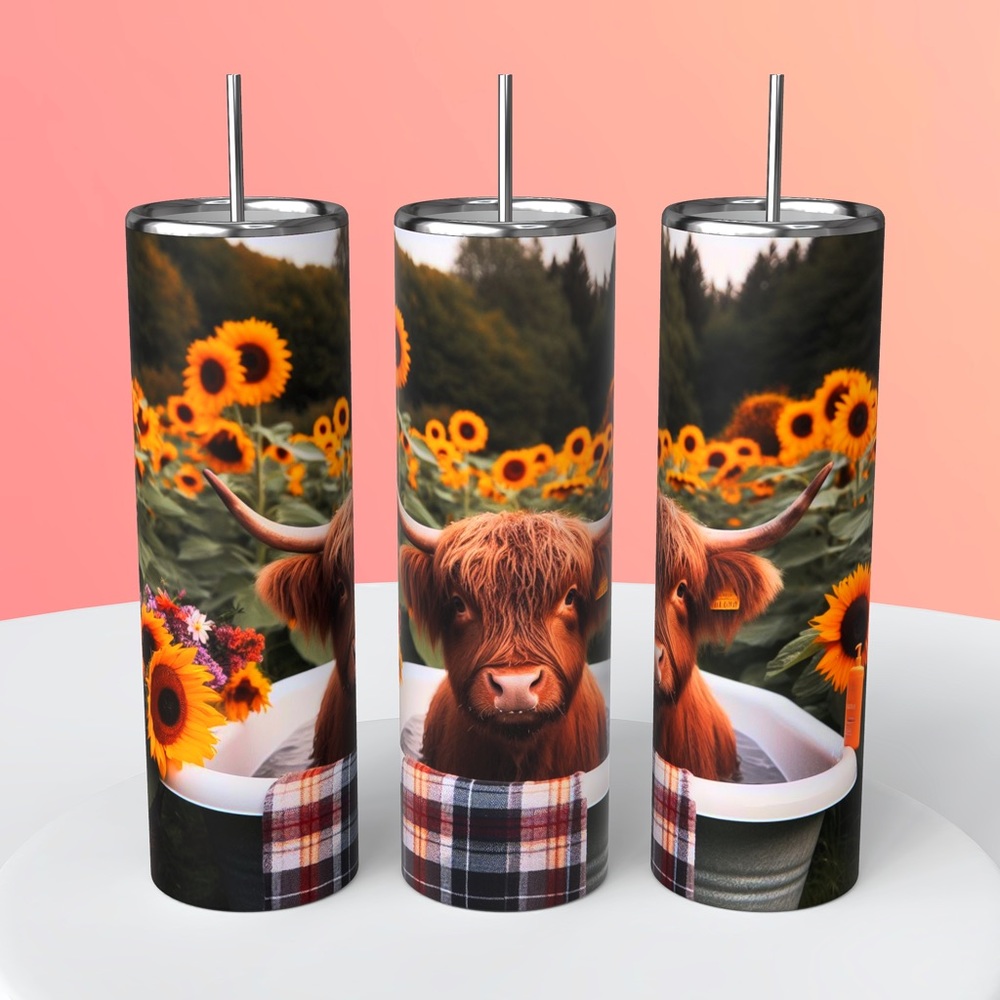 Highland cow #2 20 oz tumbler